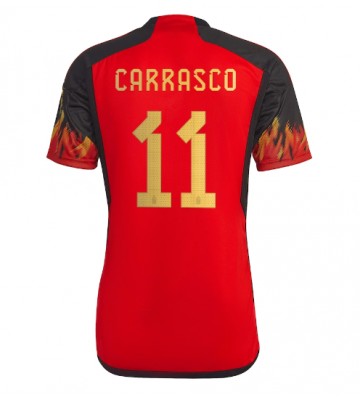 Belgia Yannick Carrasco #11 Koszulka Podstawowych MŚ 2022 Krótki Rękaw
